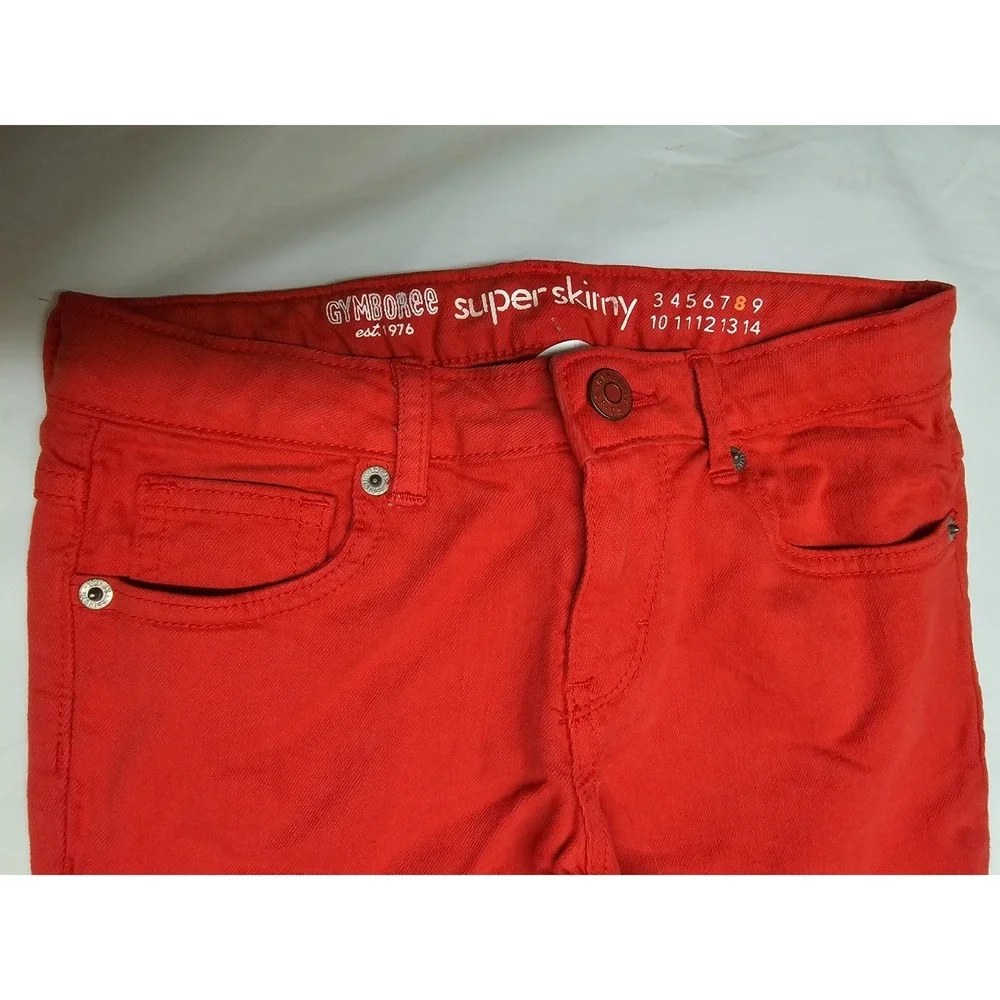 New with tags Girls Gymboree‎ super skinny red jeans, size 8